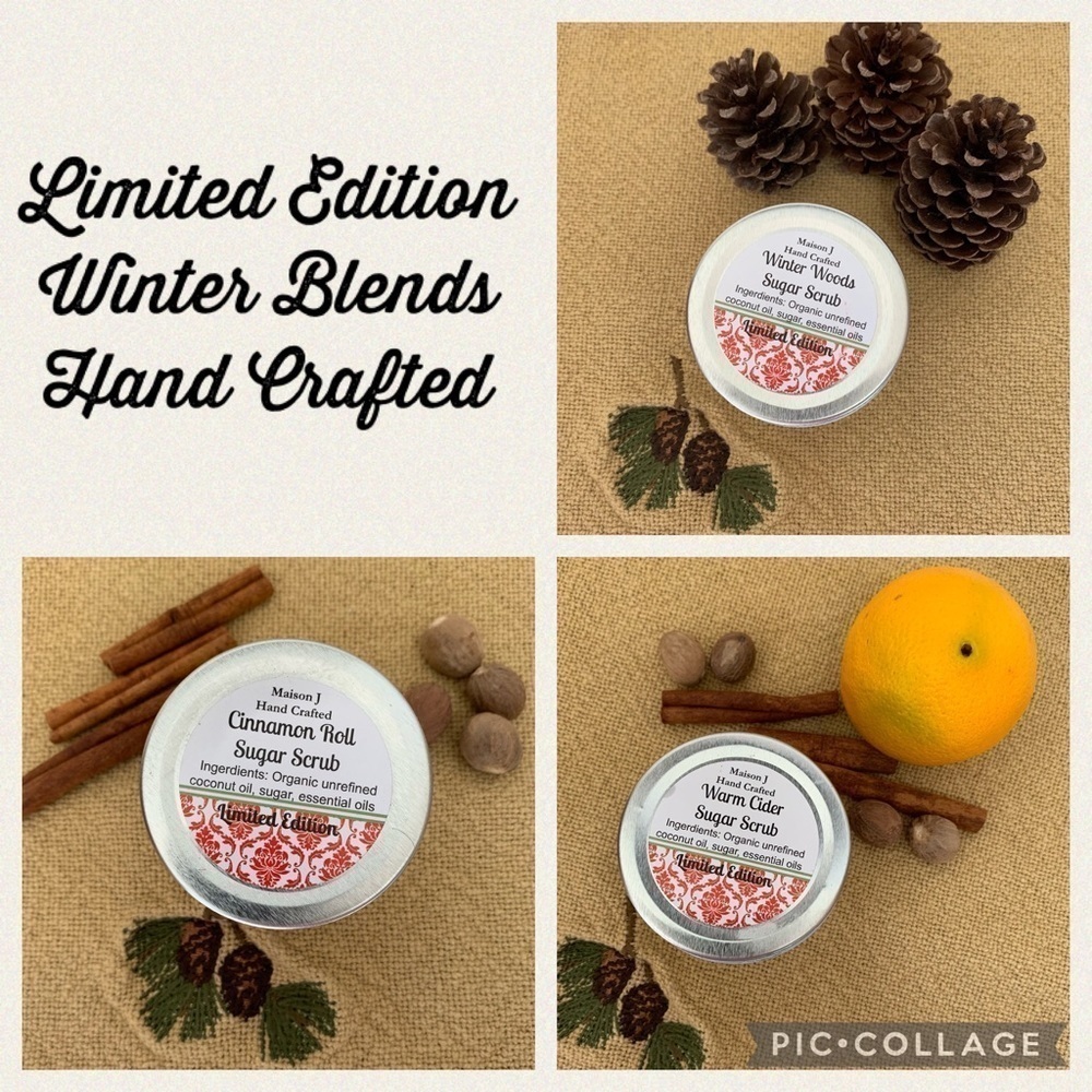 Warm Cider hand crafted exfoliating and moisturizing sugar scrub all nat… - Picture 5 of 13